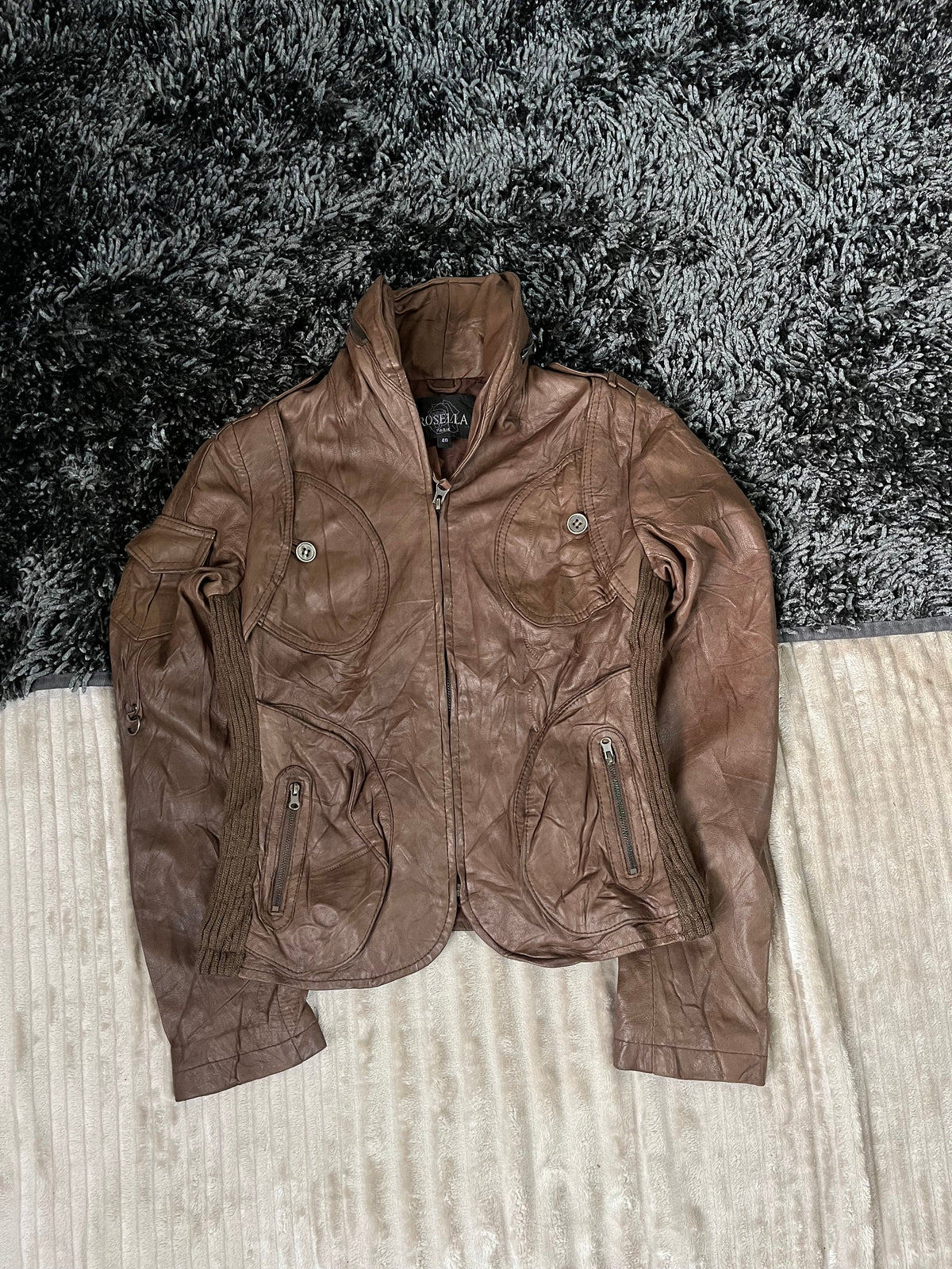 Leather Jackets Vintage Winter Wear - Rosella