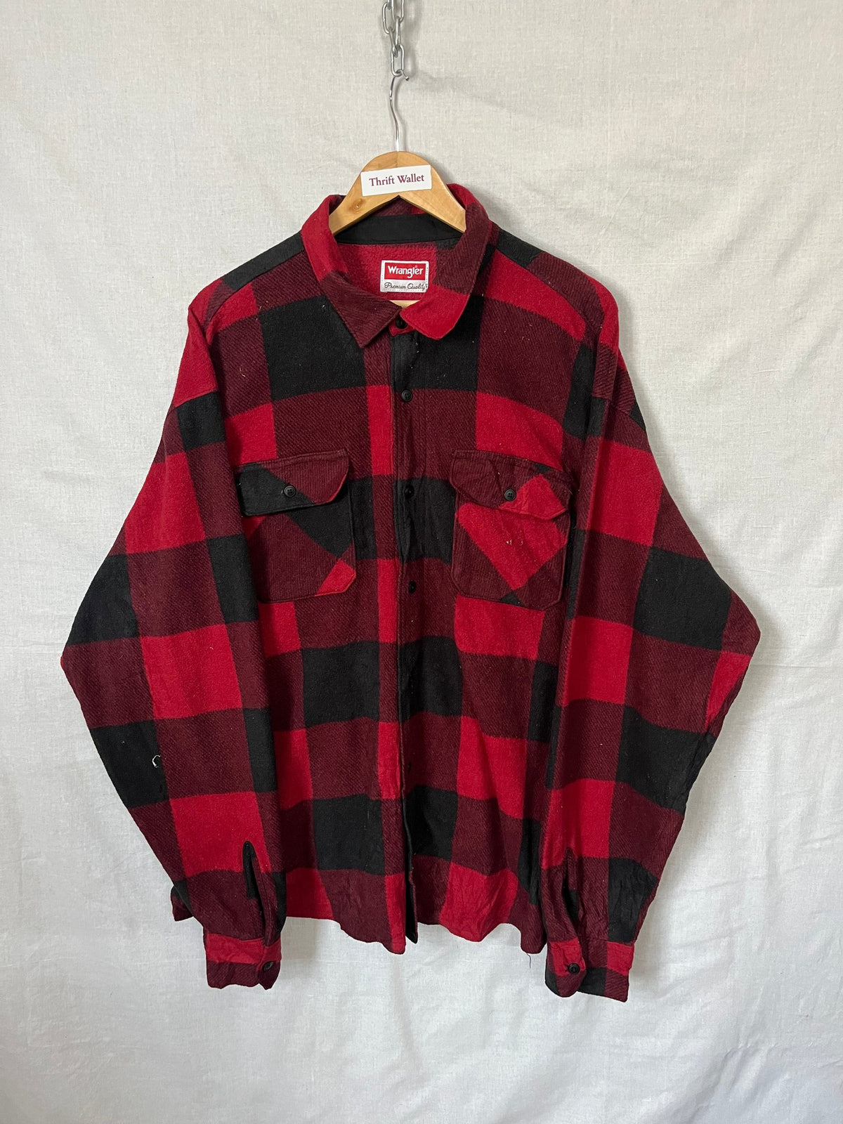 Flannel Shirt Vintage Streetwear Wrangler