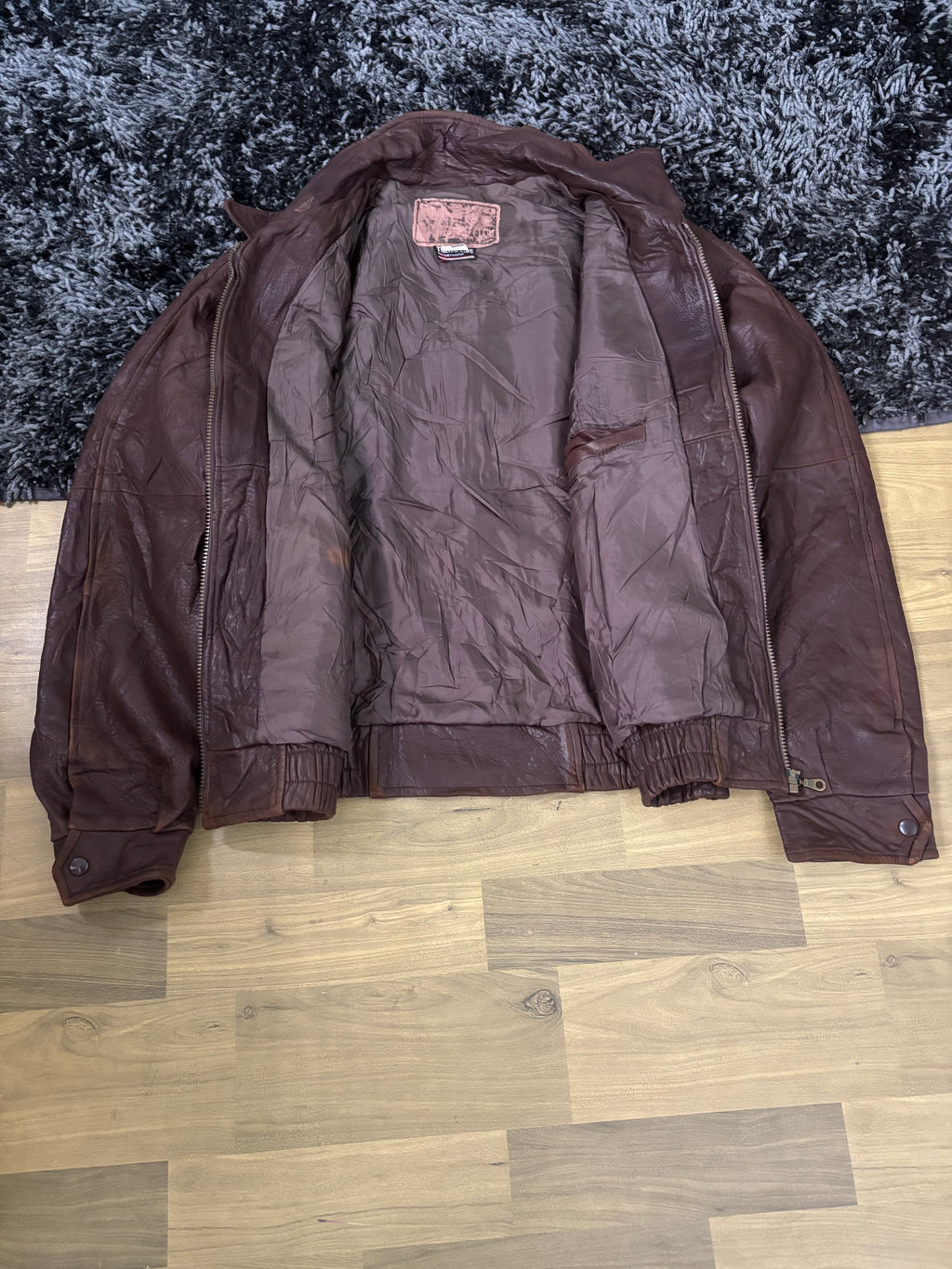 Leather Jackets Oversized Vintage Thinsulate