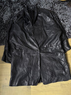 Leather Jackets Oversized Vintage Long coat