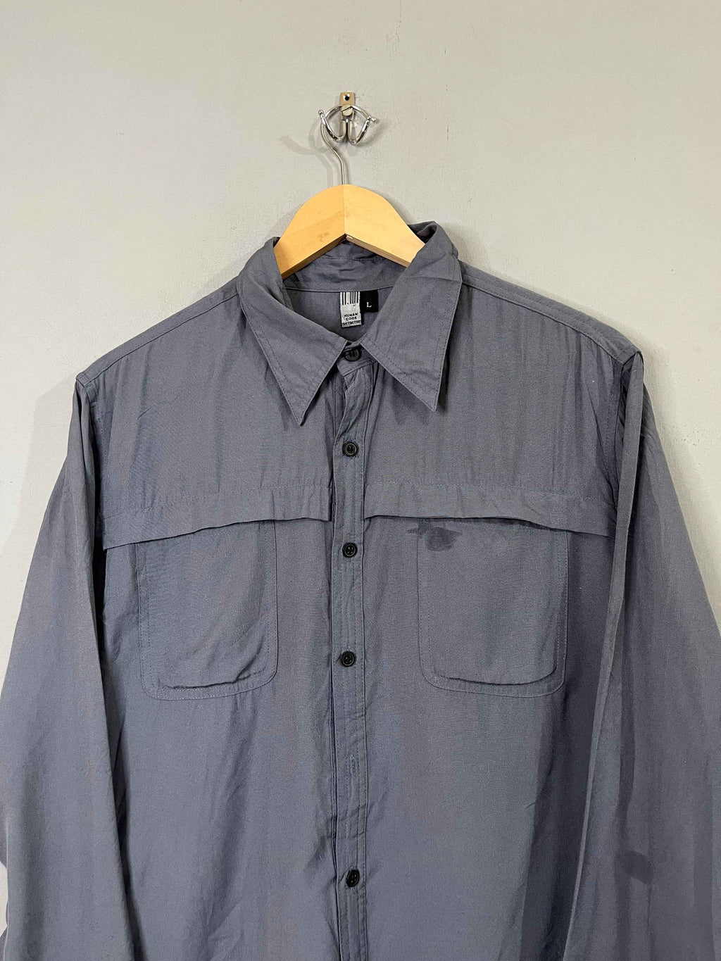 Full Sleeve Shirts Vintage Oversized Human Code