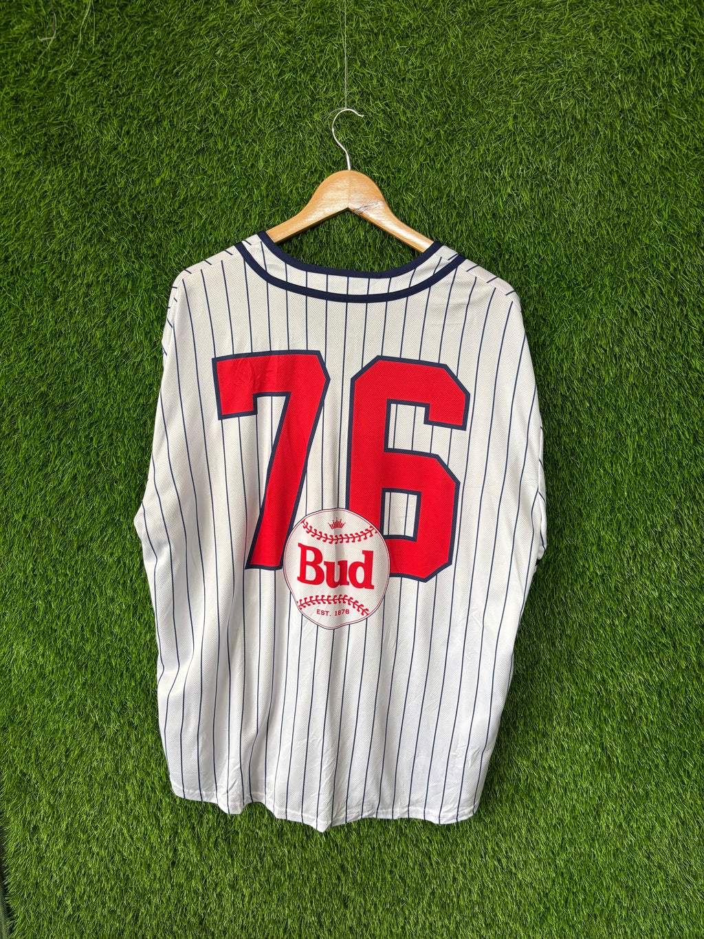 Half Sleeve Jersey Vintage Streetwear Budweiser 75