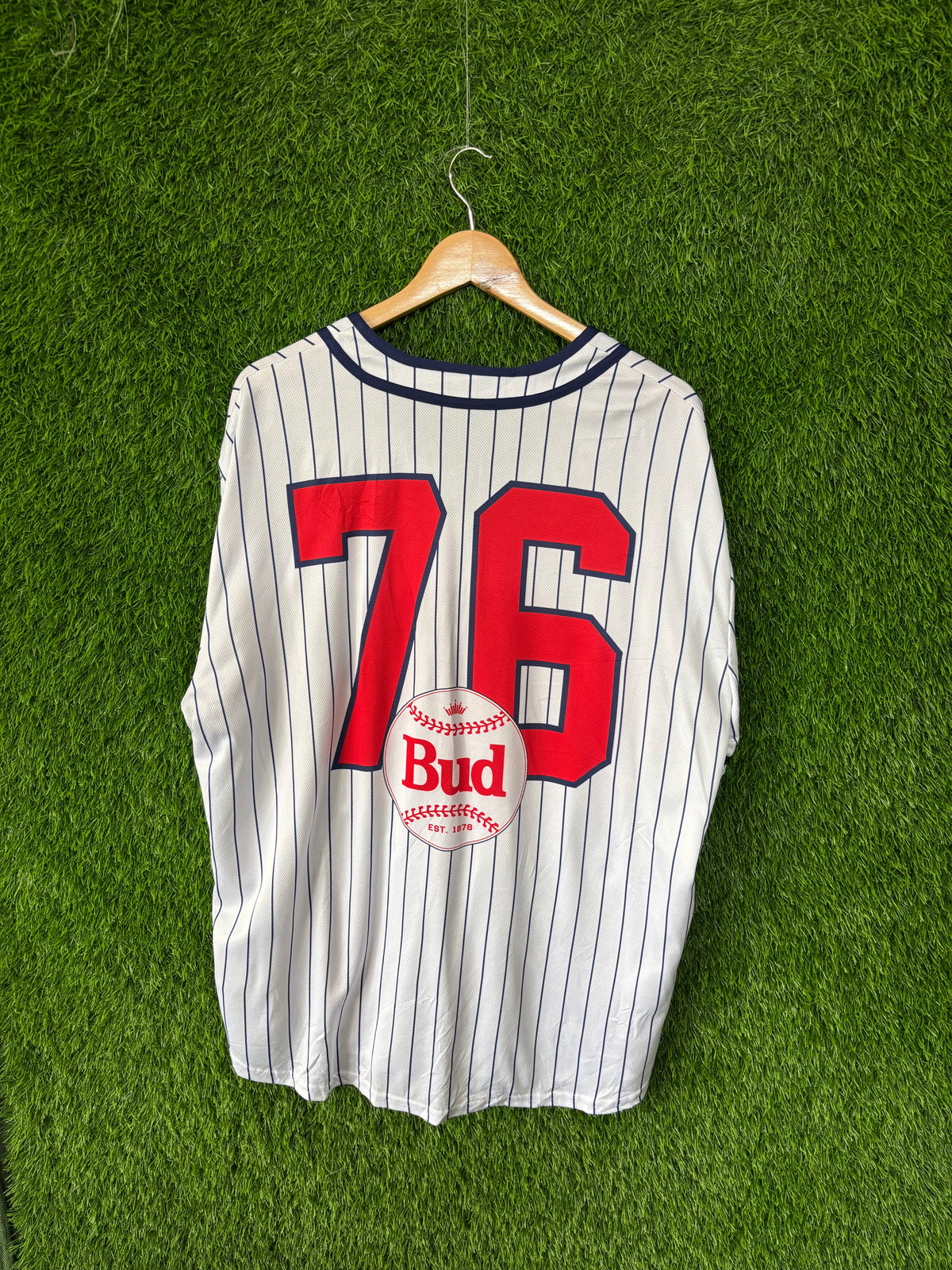Half Sleeve Jersey Vintage Streetwear Budweiser 75