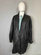 Leather Jackets Oversized Vintage Long coat