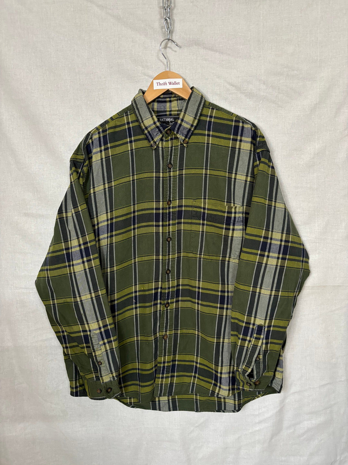 Flannel Shirt Vintage Streetwear National
