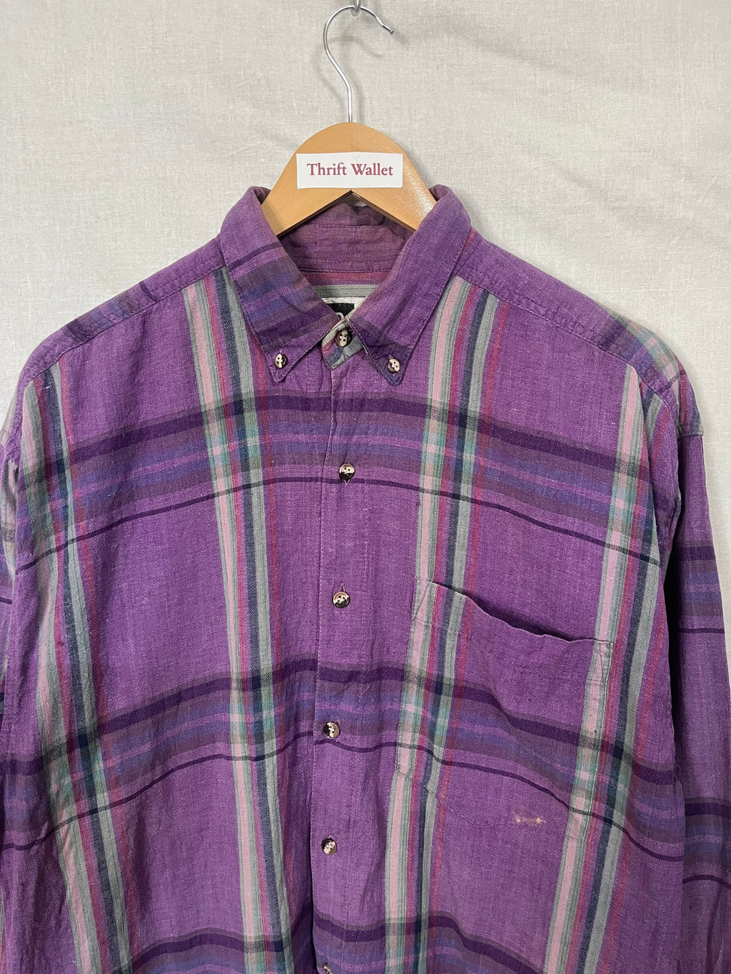 Flannel Shirt Vintage Streetwear AD HOC