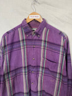 Flannel Shirt Vintage Streetwear AD HOC