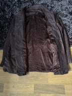 Leather Jackets Oversized Dark brown