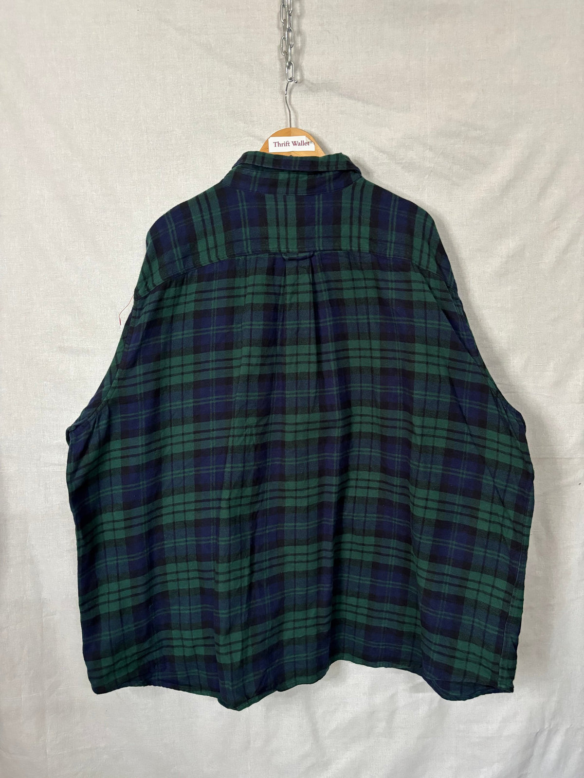 Flannel Shirt Vintage Streetwear Lands End