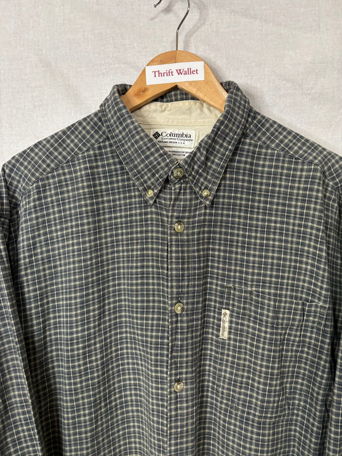 Flannel Shirt Vintage Streetwear Columbia