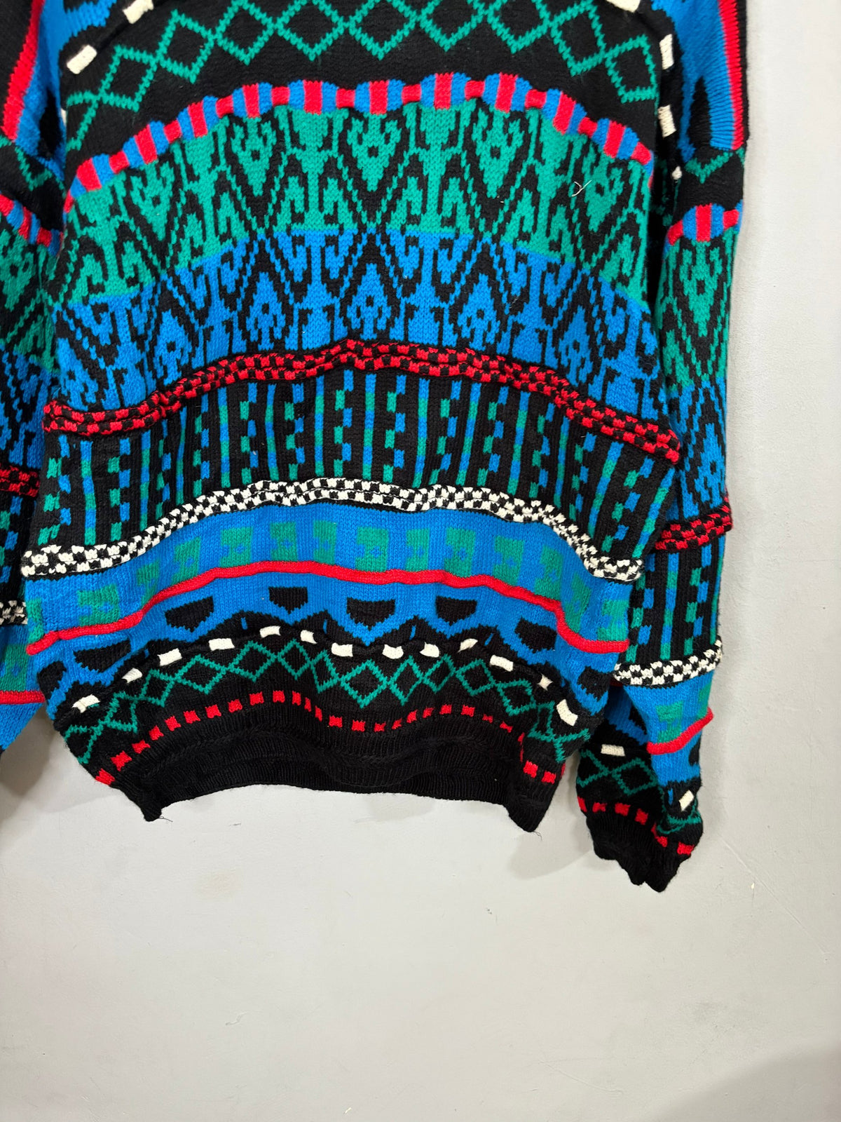 Cardigan Vintage Oversized - Concrete