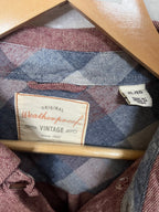 Flannel Shirt Vintage Streetwear Weatherproof