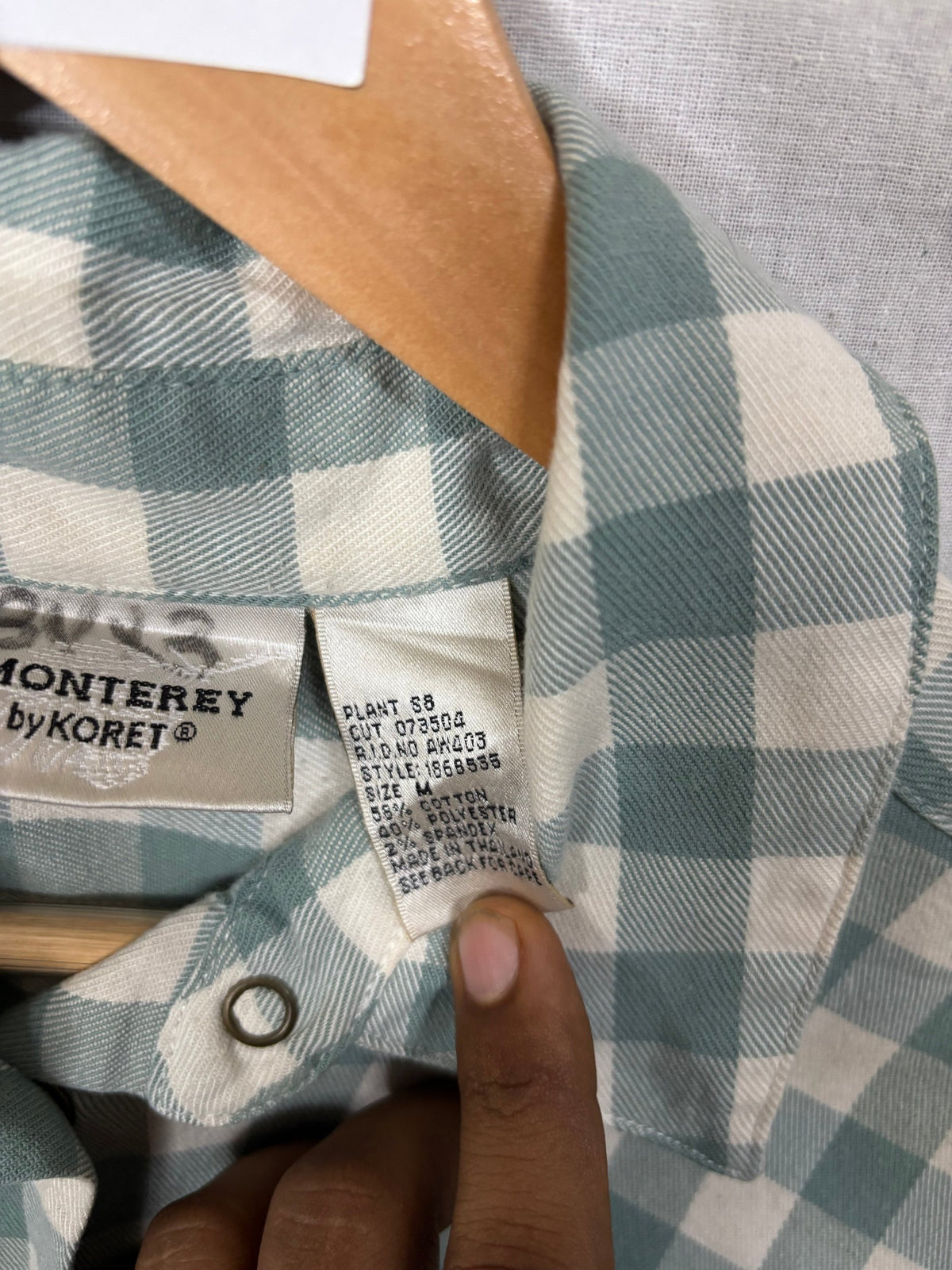 Flannel Shirt Vintage Streetwear Monterey