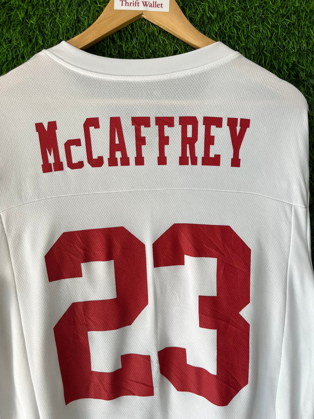 Half Sleeve Jerseys Vintage Streetwear Mccaffrey 23