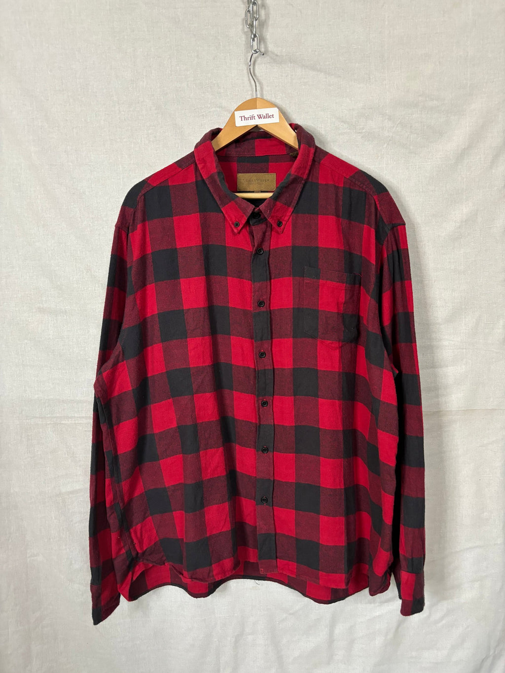 Flannel Shirt Vintage Streetwear - Clear water