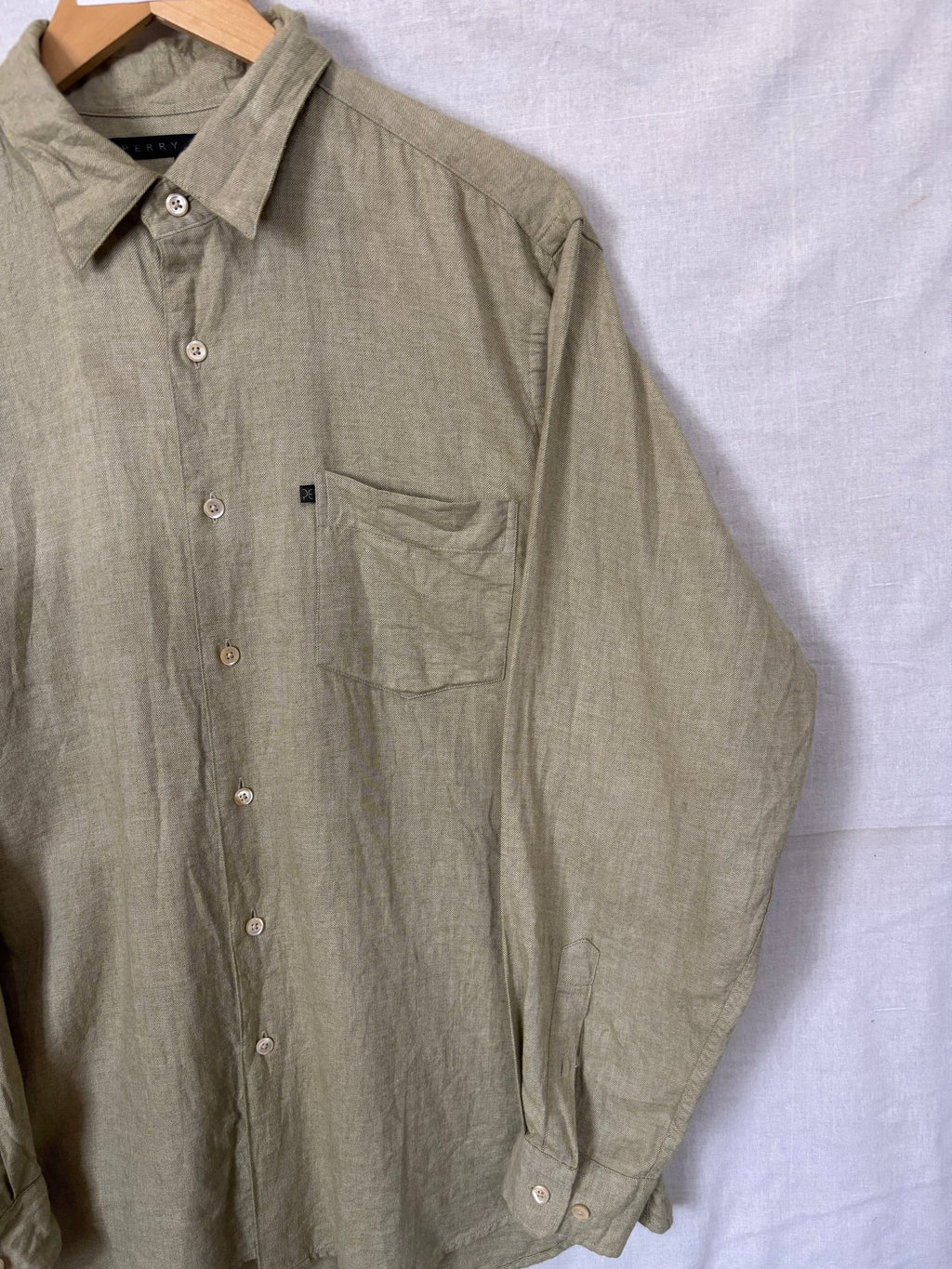 Flannel Shirt Vintage Streetwear Perry Ellis