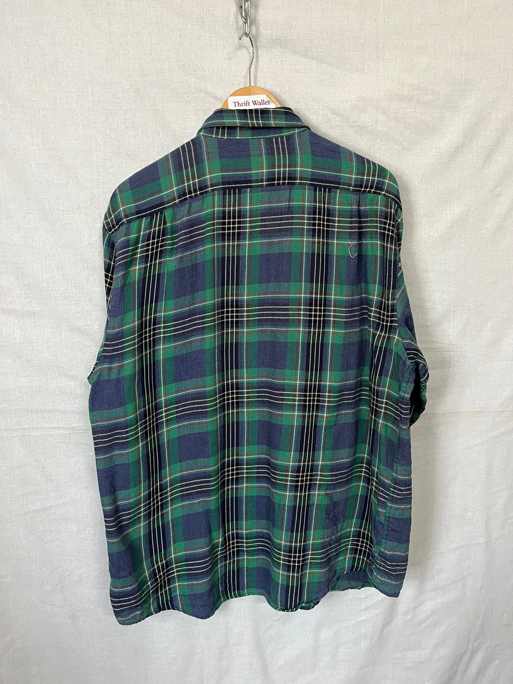 Flannel Shirt Vintage Streetwear IZOD