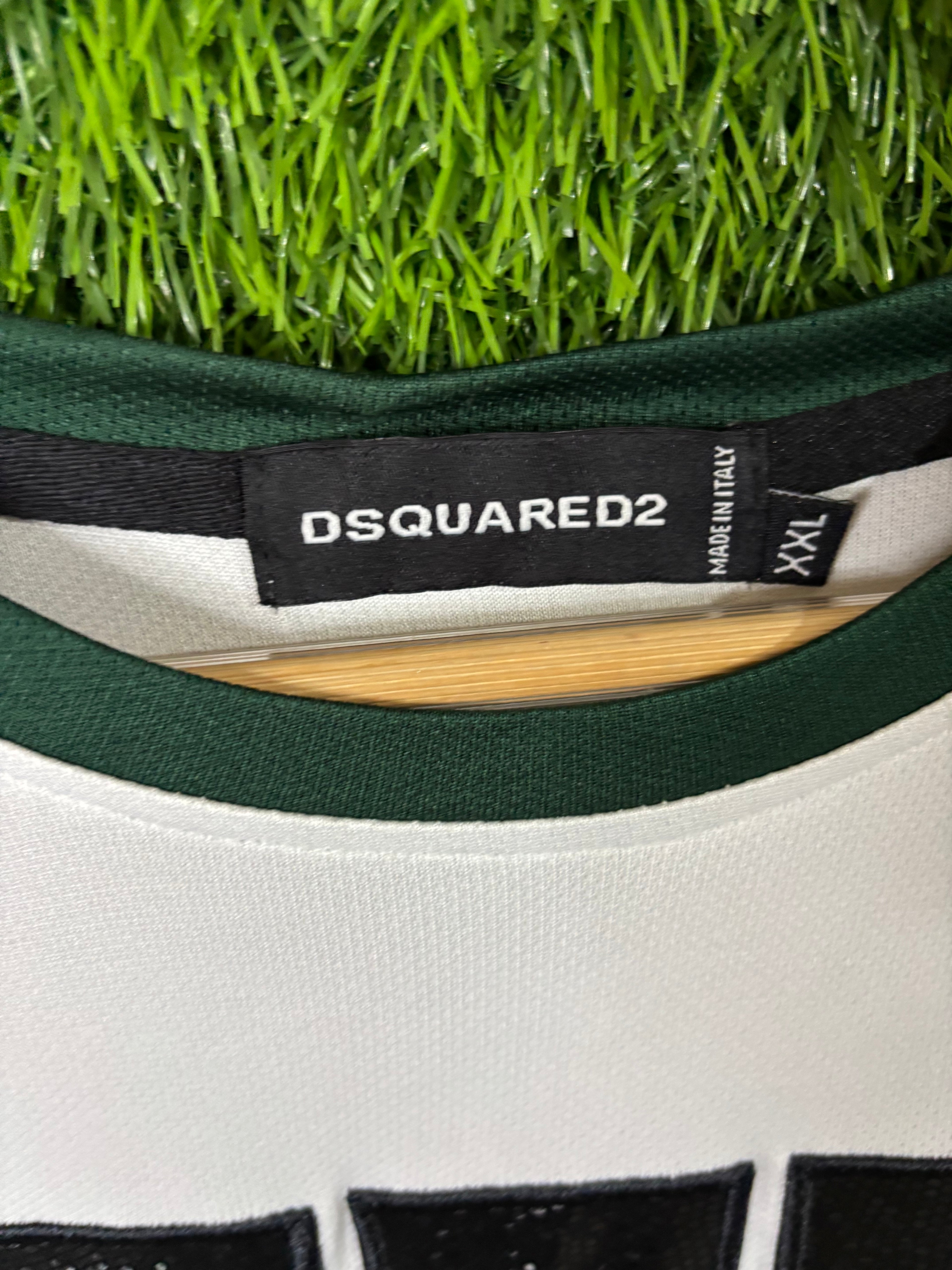 Half Sleeve Jerseys Vintage Streetwear Dsquared 64