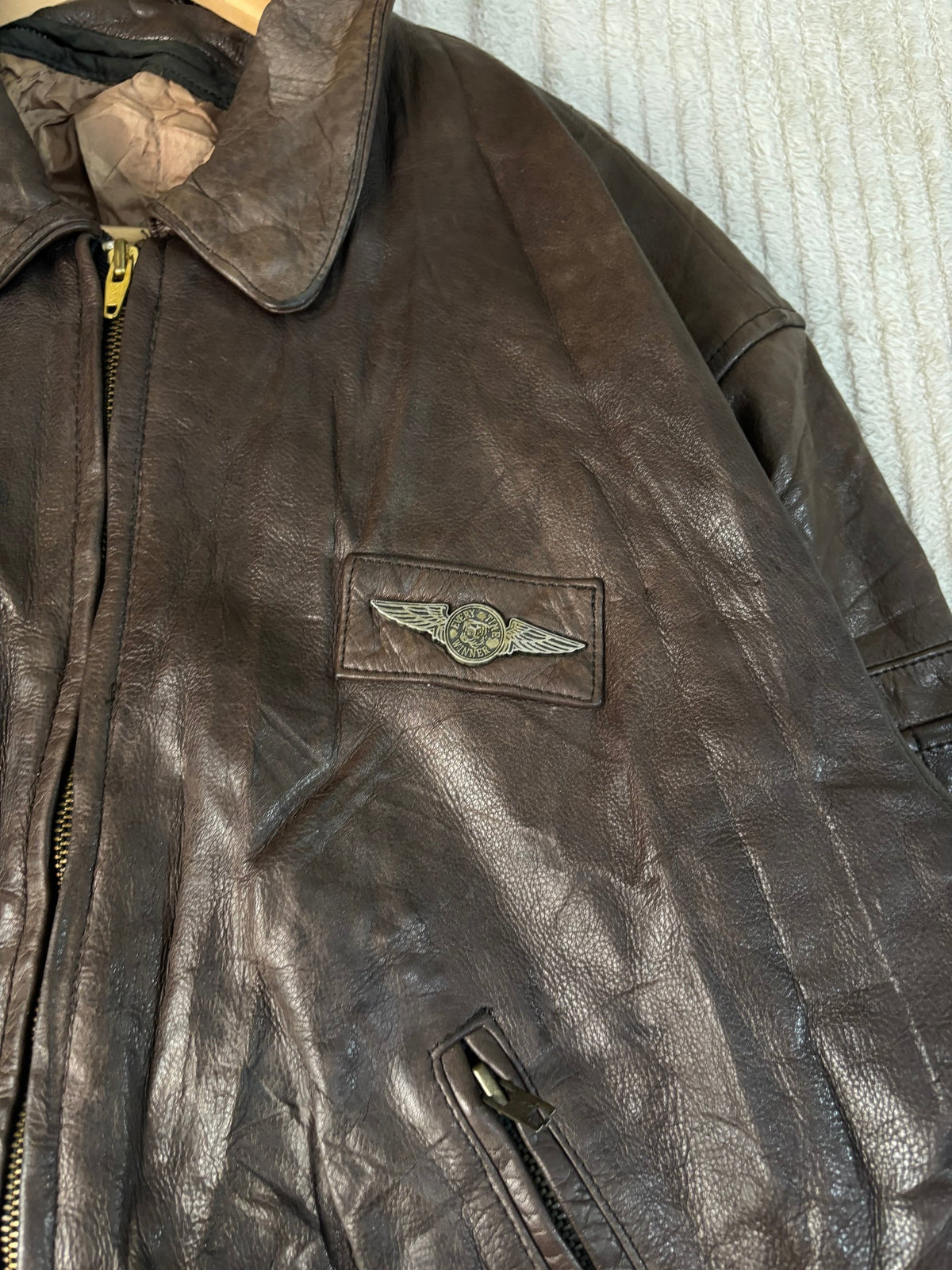 Leather Jackets Vintage Streetwear - Every Time Winner