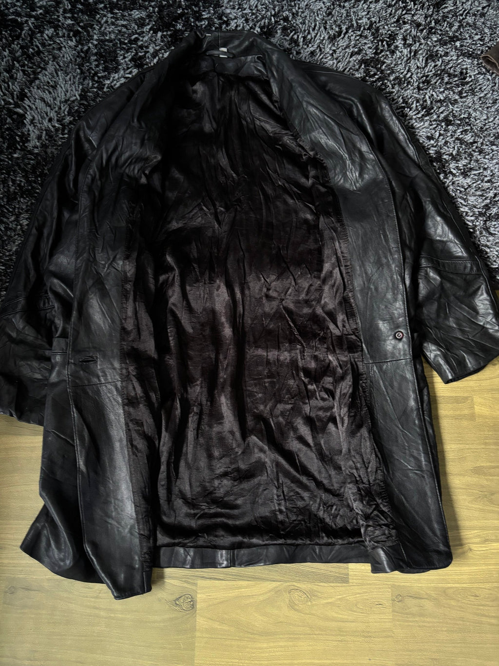 Leather Jackets Oversized Vintage Long coat