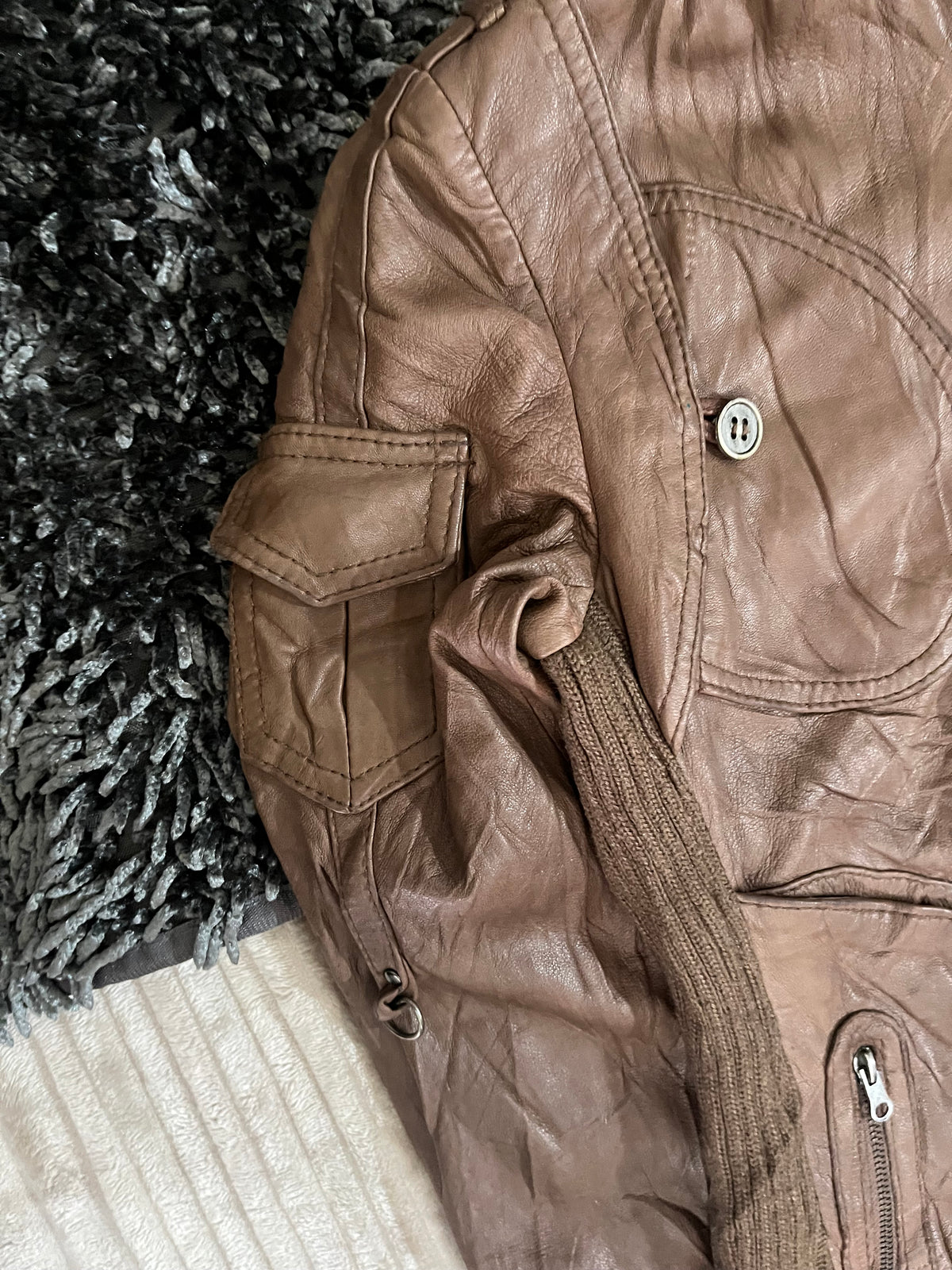 Leather Jackets Vintage Winter Wear - Rosella