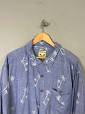 Half Sleeve Shirts Vintage Oversized Paradise Cones