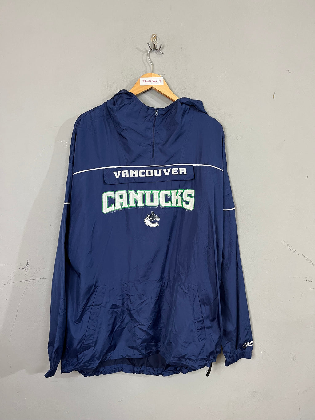 Windbreakers Vintage Streetwear Oversized Canucks