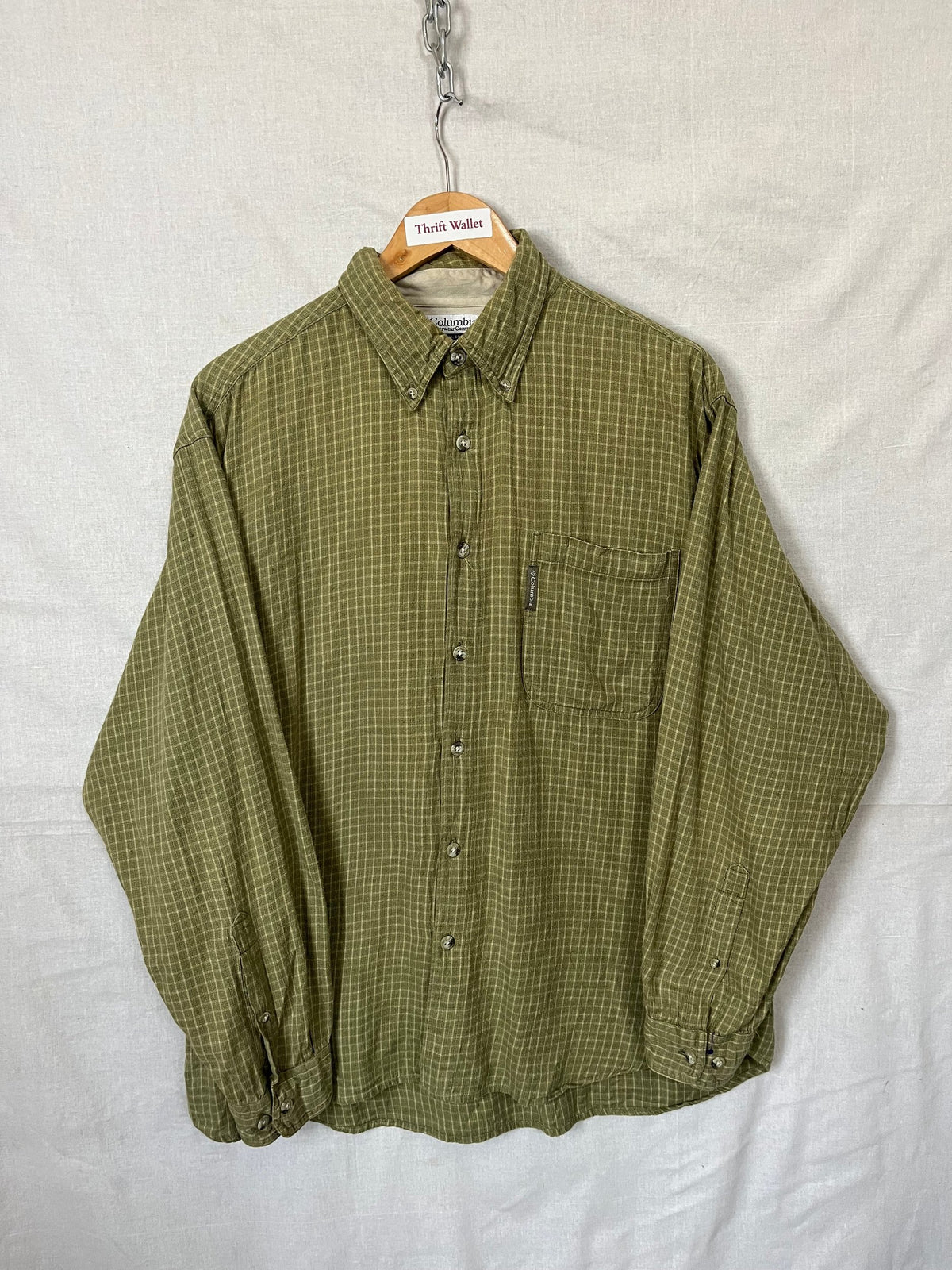 Flannel Shirt Vintage Streetwear Columbia