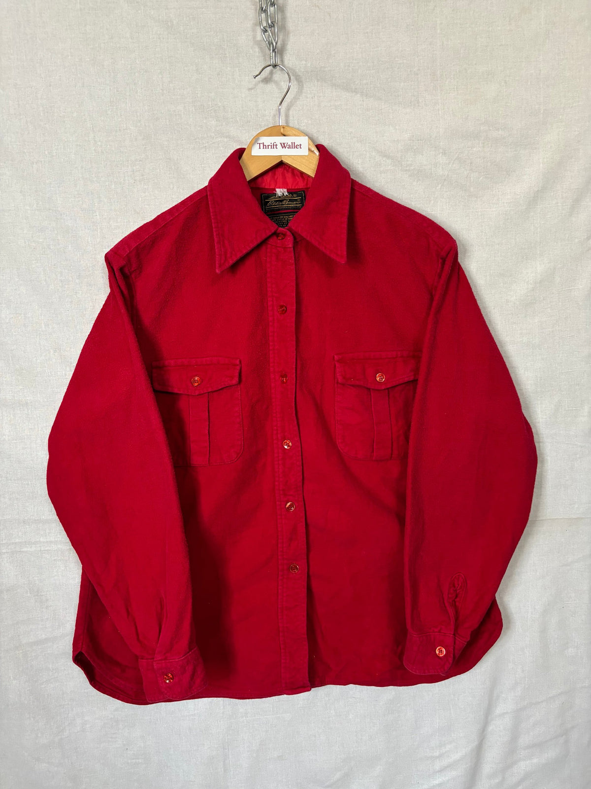 Flannel Shirt Vintage Streetwear Eddie bauer