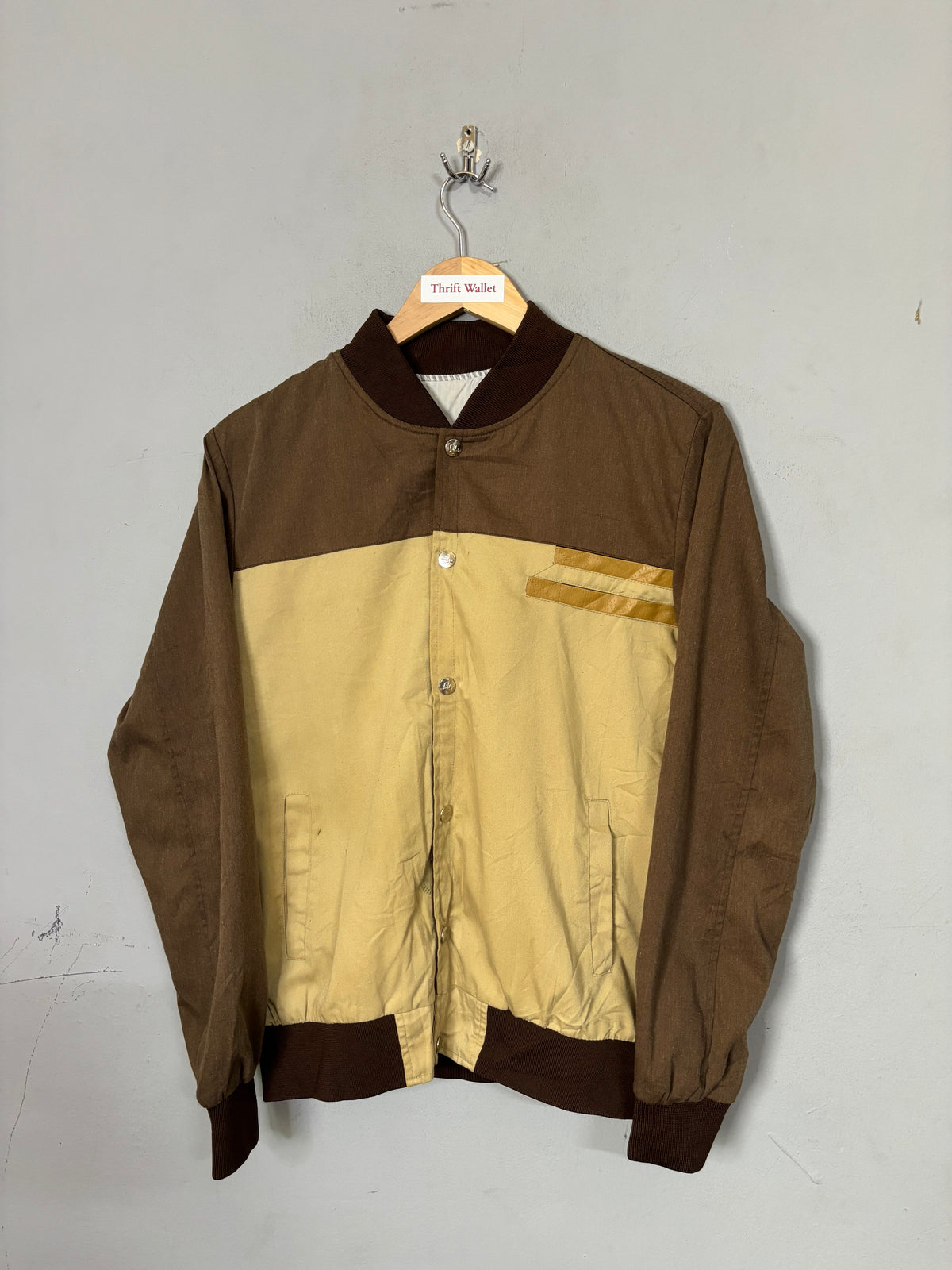 Windbreakers Vintage Streetwear Cream & Brown