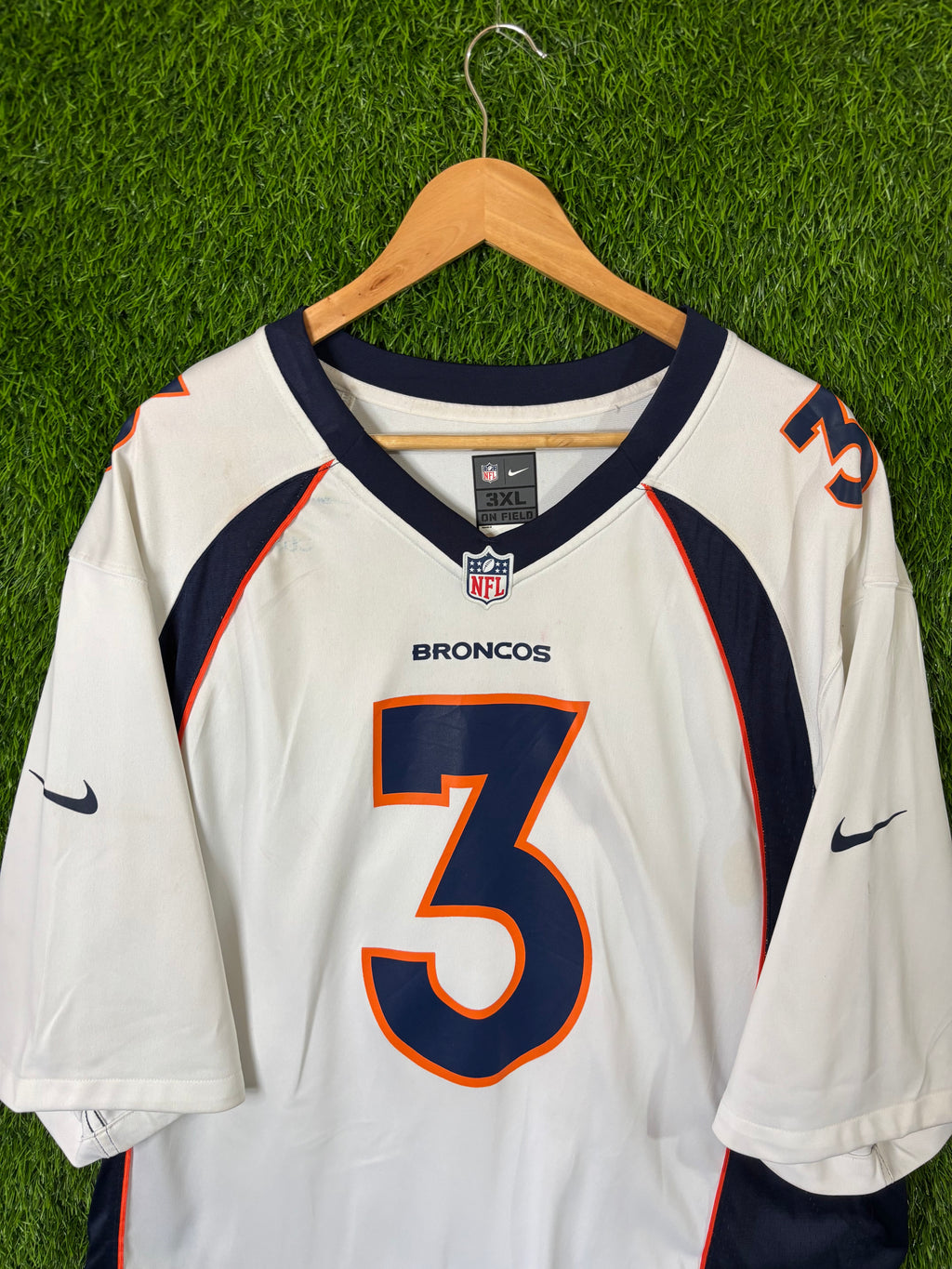 Half Sleeve Jerseys Vintage Streetwear Wilson broncos 3