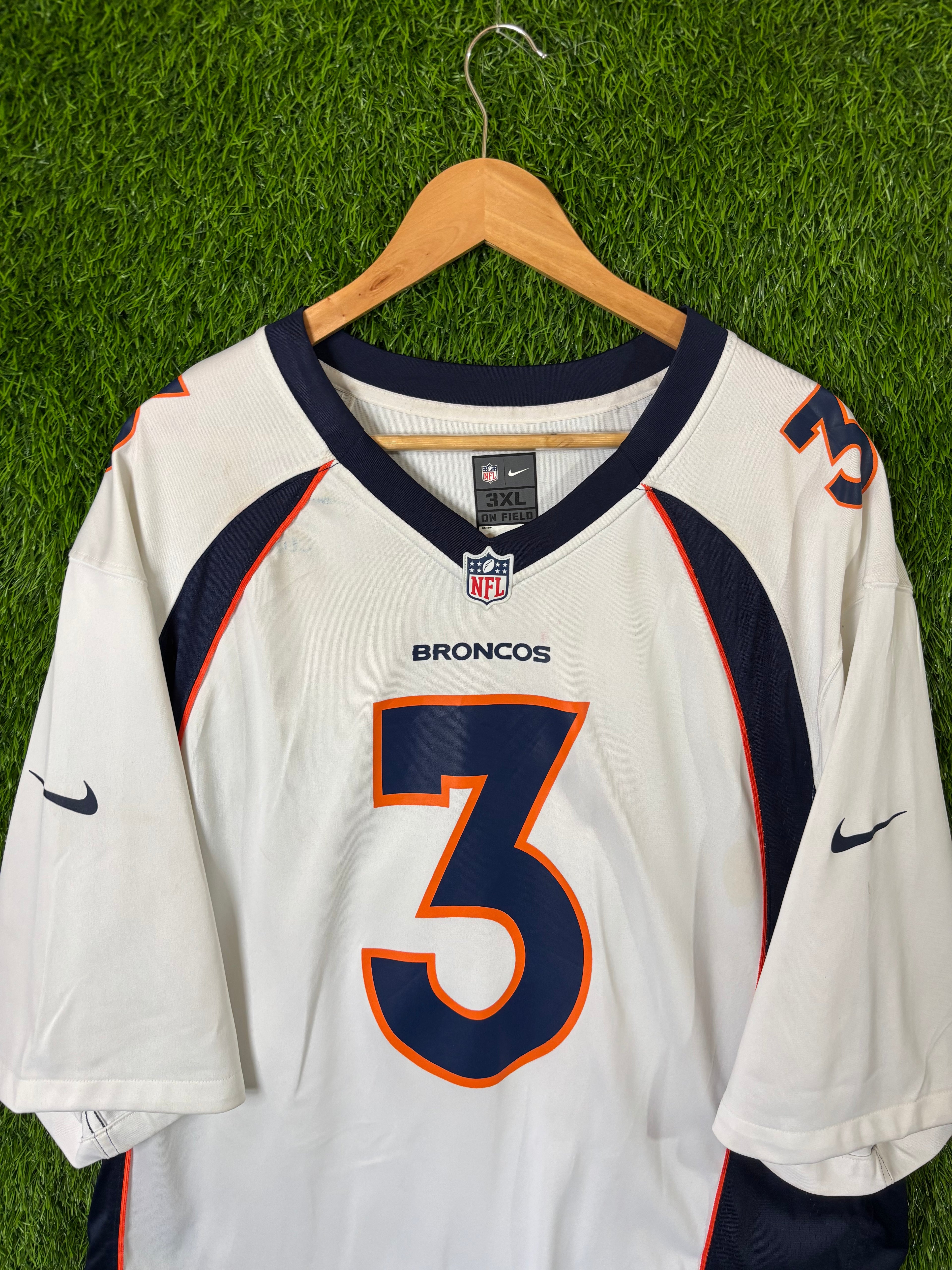 Half Sleeve Jerseys Vintage Streetwear Wilson broncos 3