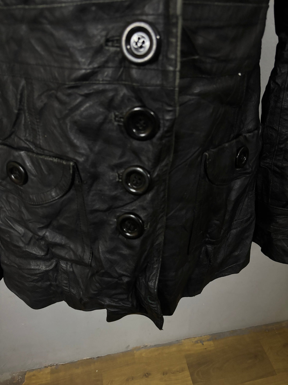 Leather Jackets Vintage Streetwear Oversized Armor Jeans