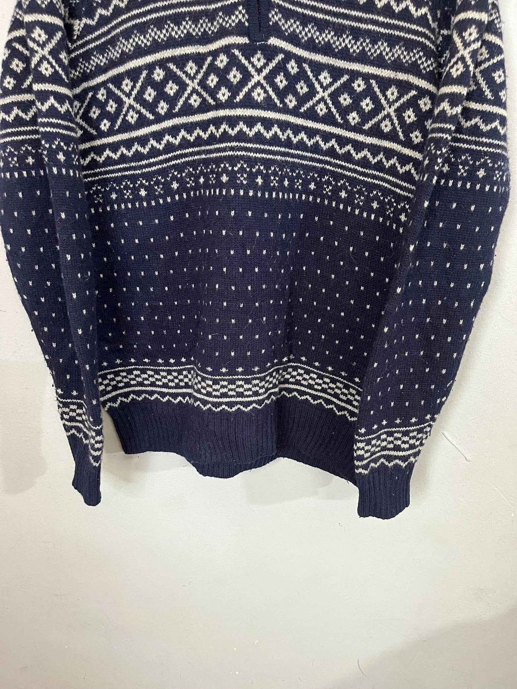 Cardigan Vintage Streetwear - Nordic Fairisle Uniqlo