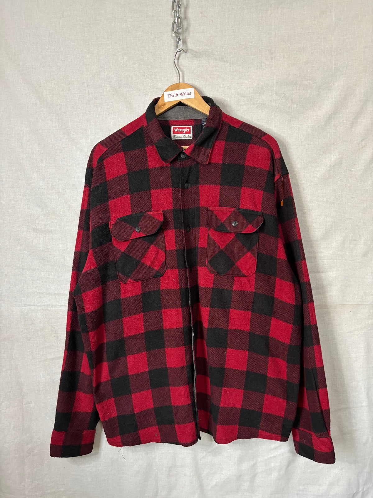 Flannel Shirt Vintage Streetwear Wrangler