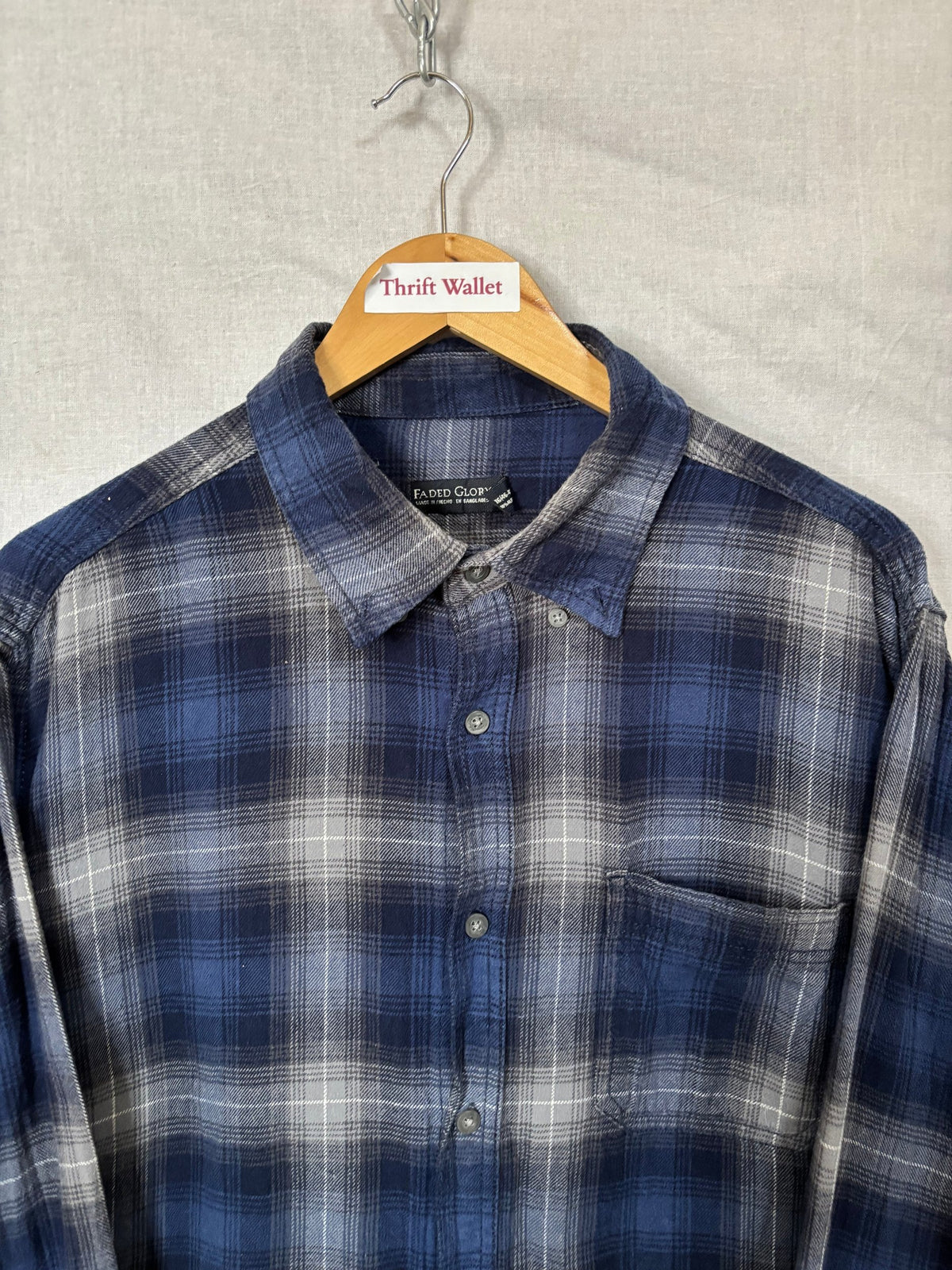 Flannel Shirt Vintage Streetwear Faded glory
