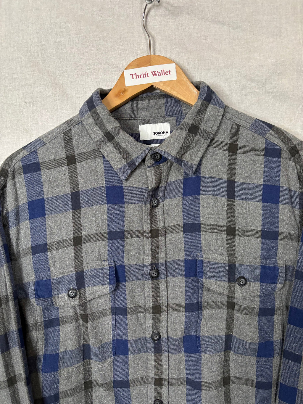 Flannel Shirt Vintage Streetwear Sonoma