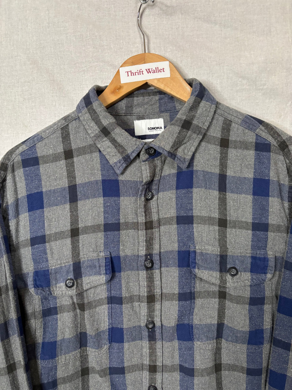 Flannel Shirt Vintage Streetwear Sonoma