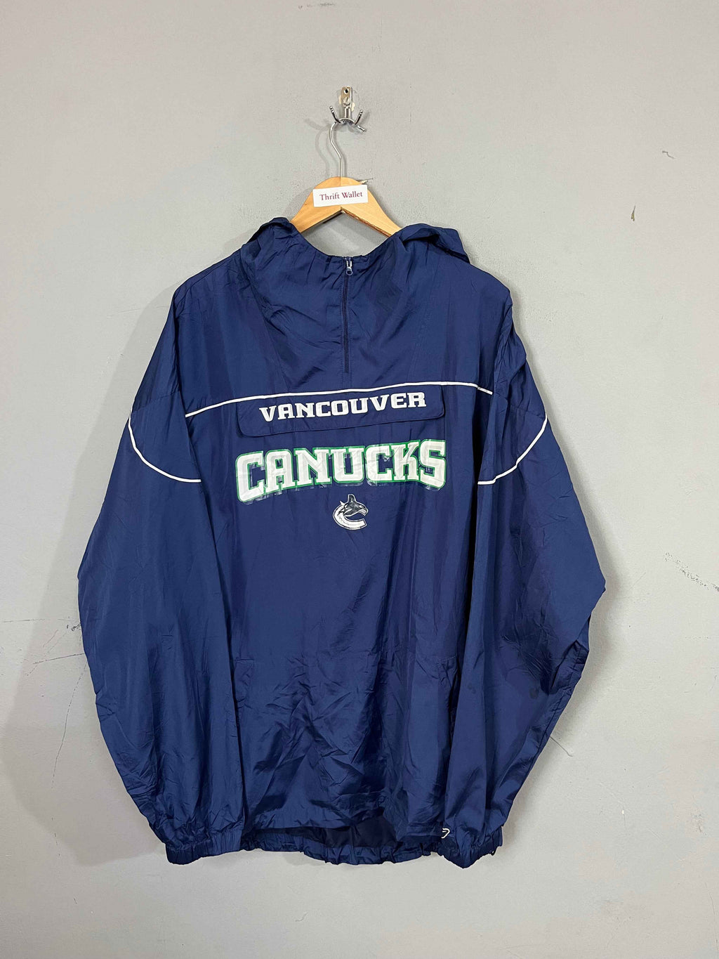 Windbreakers Vintage Streetwear Oversized Canucks