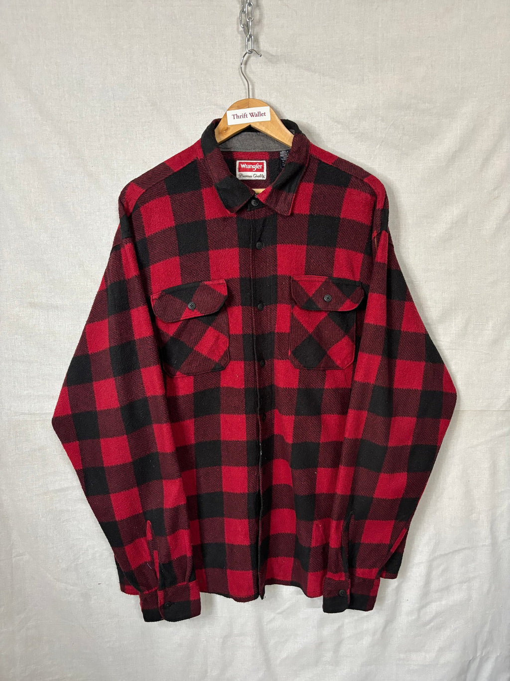Flannel Shirt Vintage Streetwear Wrangler