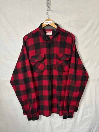 Flannel Shirt Vintage Streetwear Wrangler