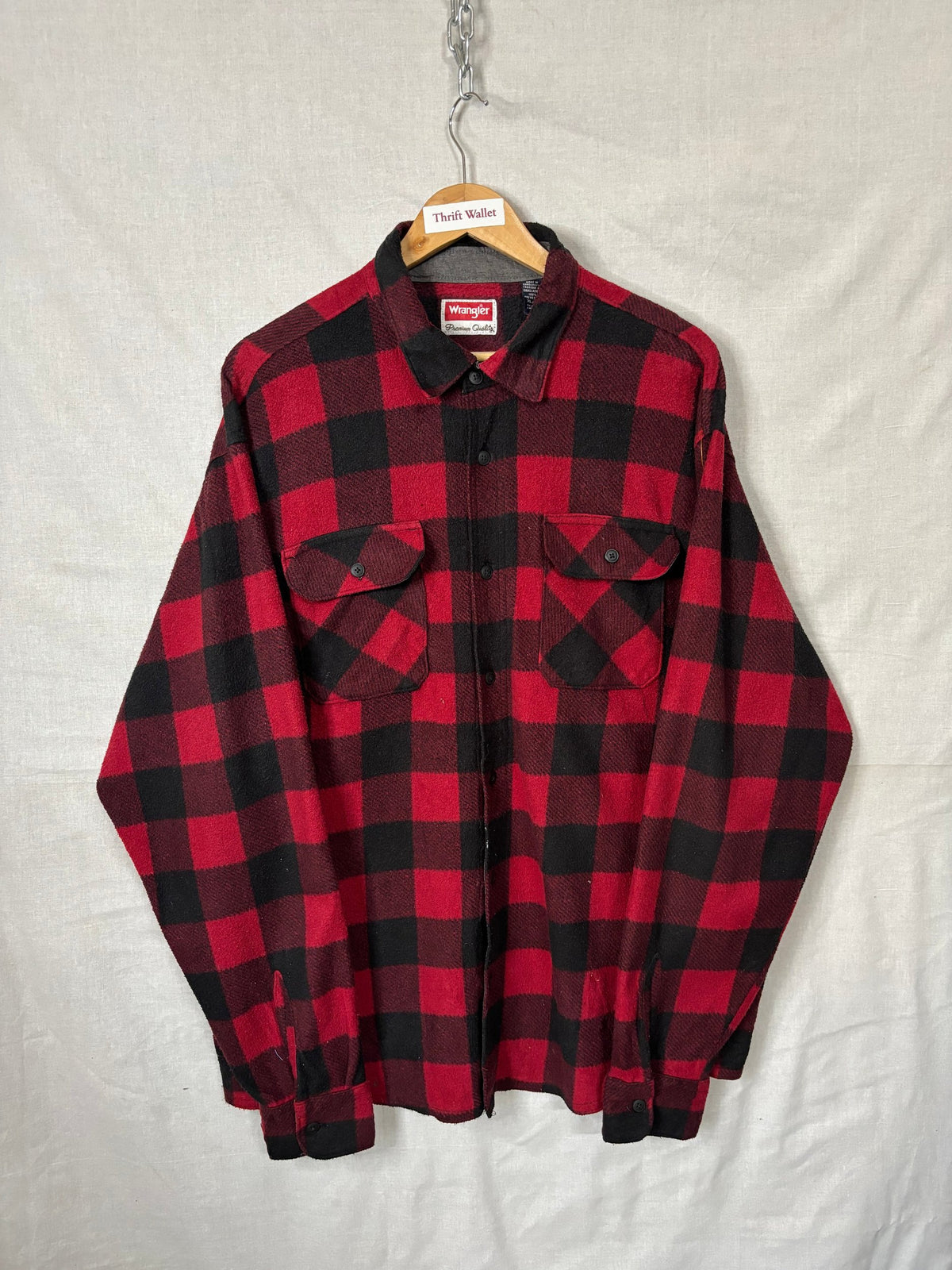Flannel Shirt Vintage Streetwear Wrangler