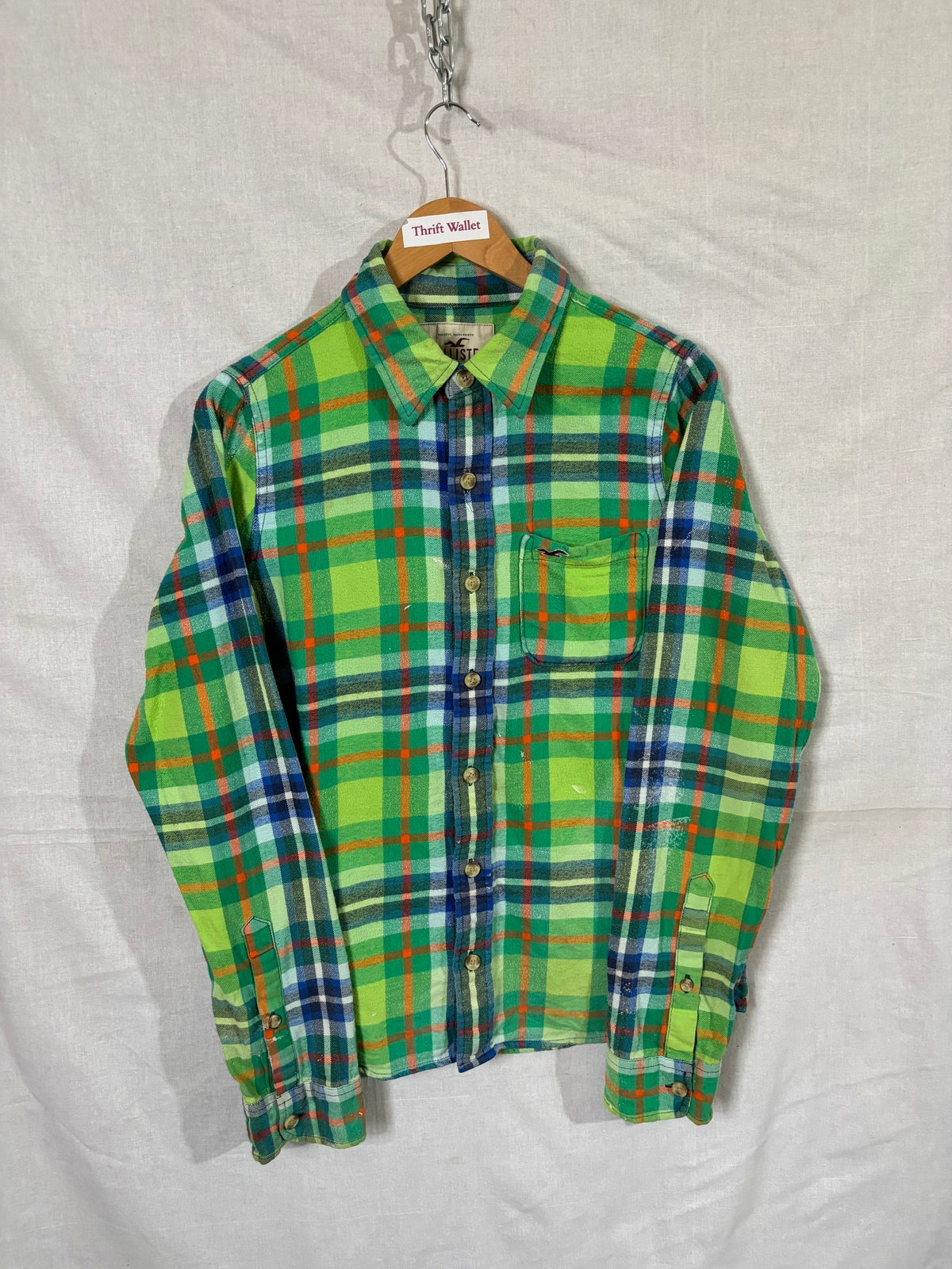 Flannel Shirt Vintage Streetwear Hollister