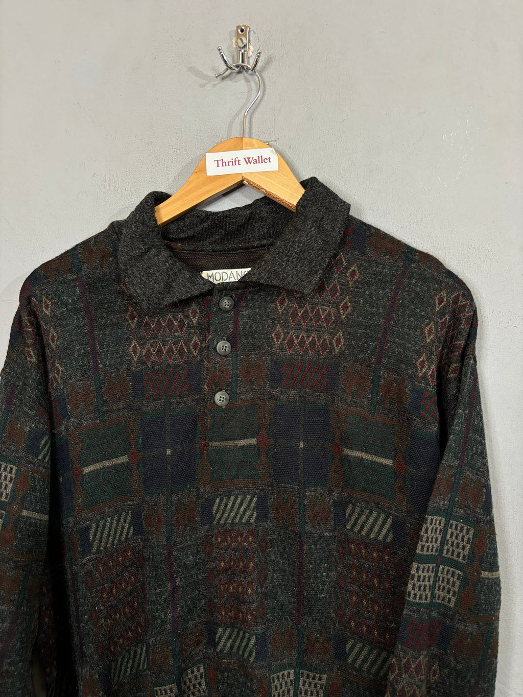 Cardigan Vintage Oversized - Modango