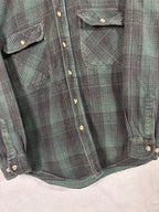 Flannel Shirt Vintage Streetwear Great Land