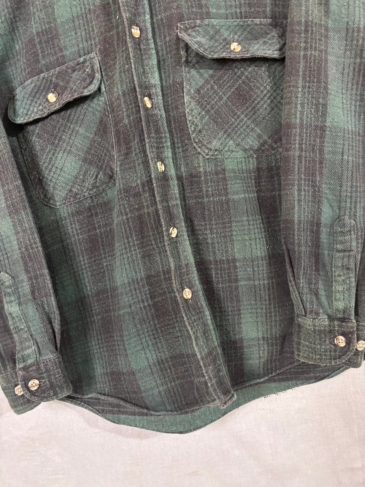 Flannel Shirt Vintage Streetwear Great Land