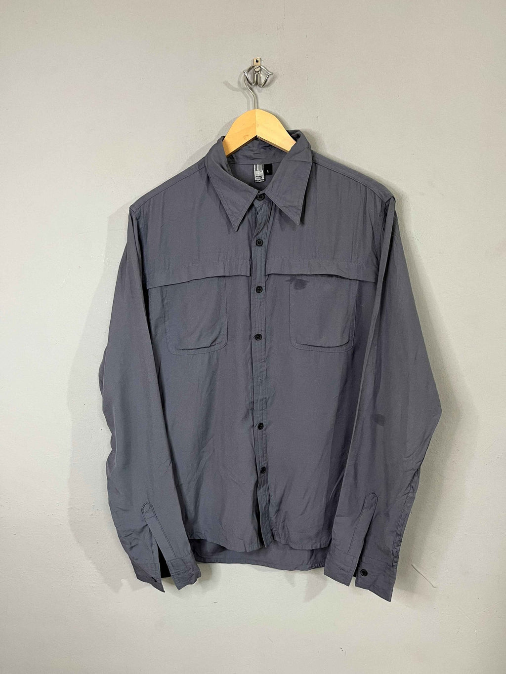 Full Sleeve Shirts Vintage Oversized Human Code