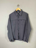 Full Sleeve Shirts Vintage Oversized Human Code
