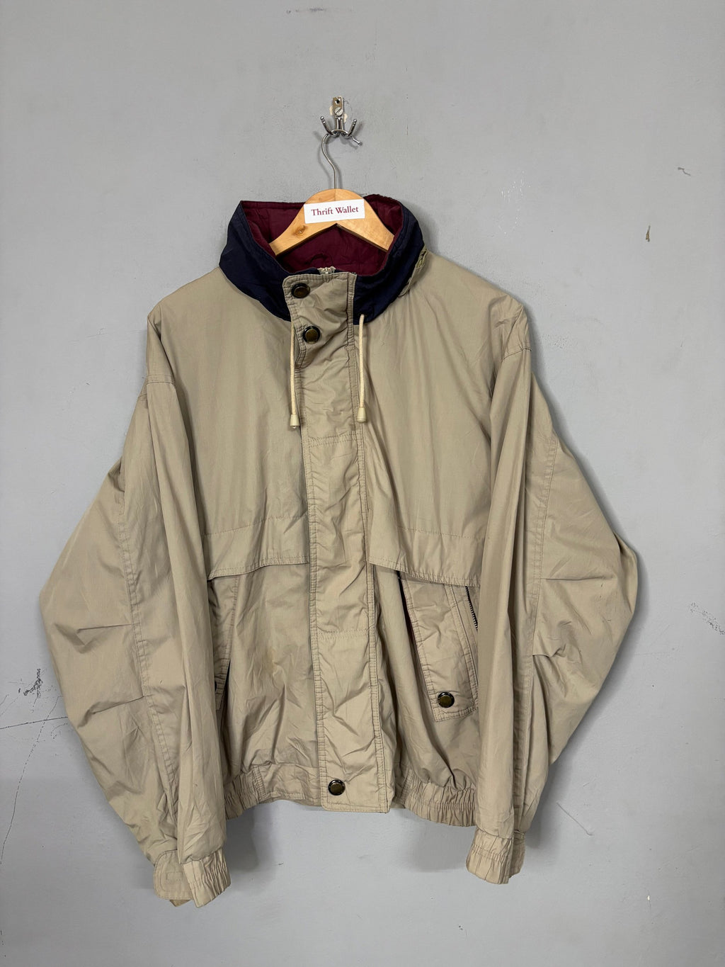 Windbreakers Vintage Streetwear Cream
