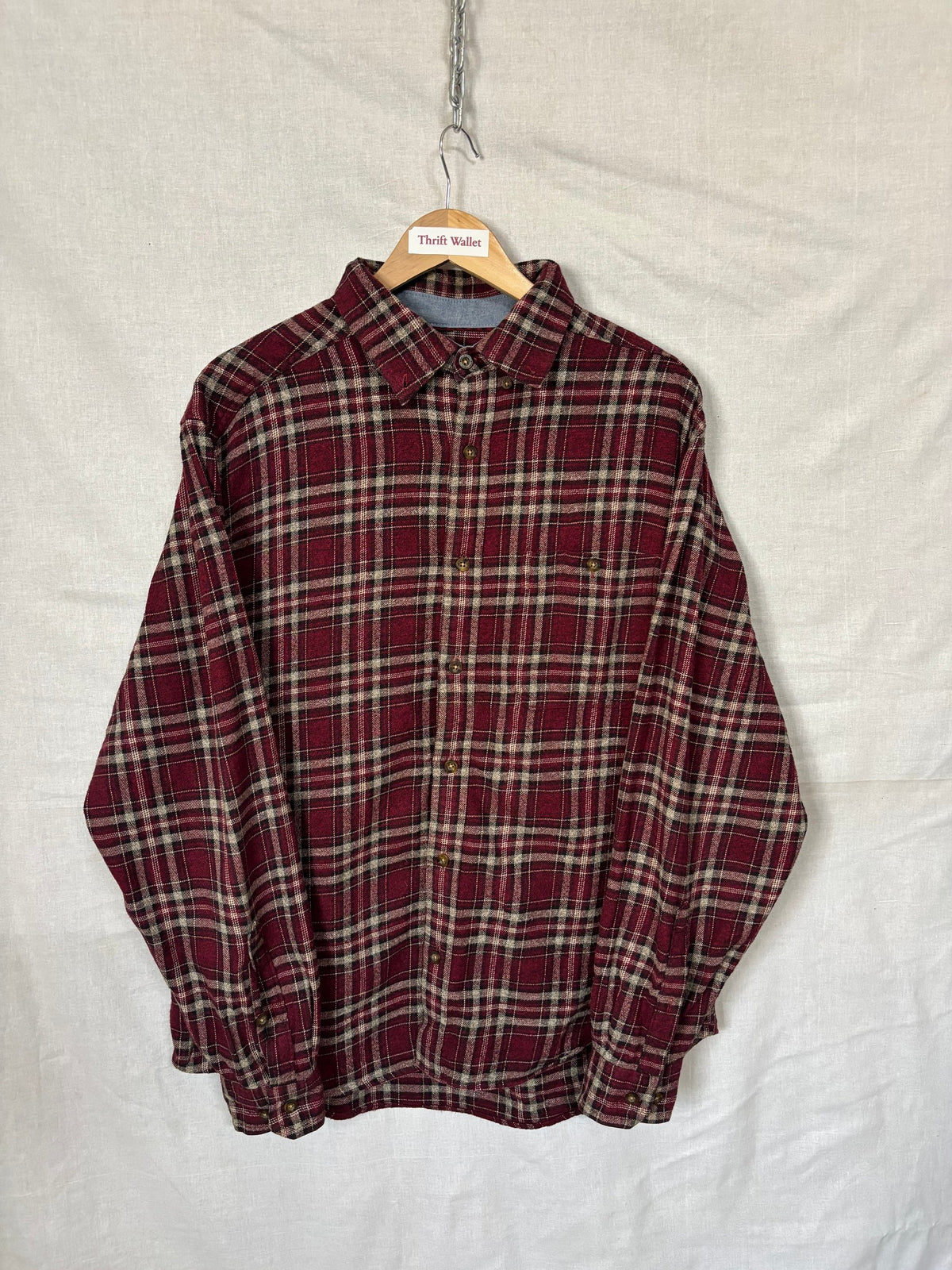 Flannel Shirt Vintage Streetwear Wool rice